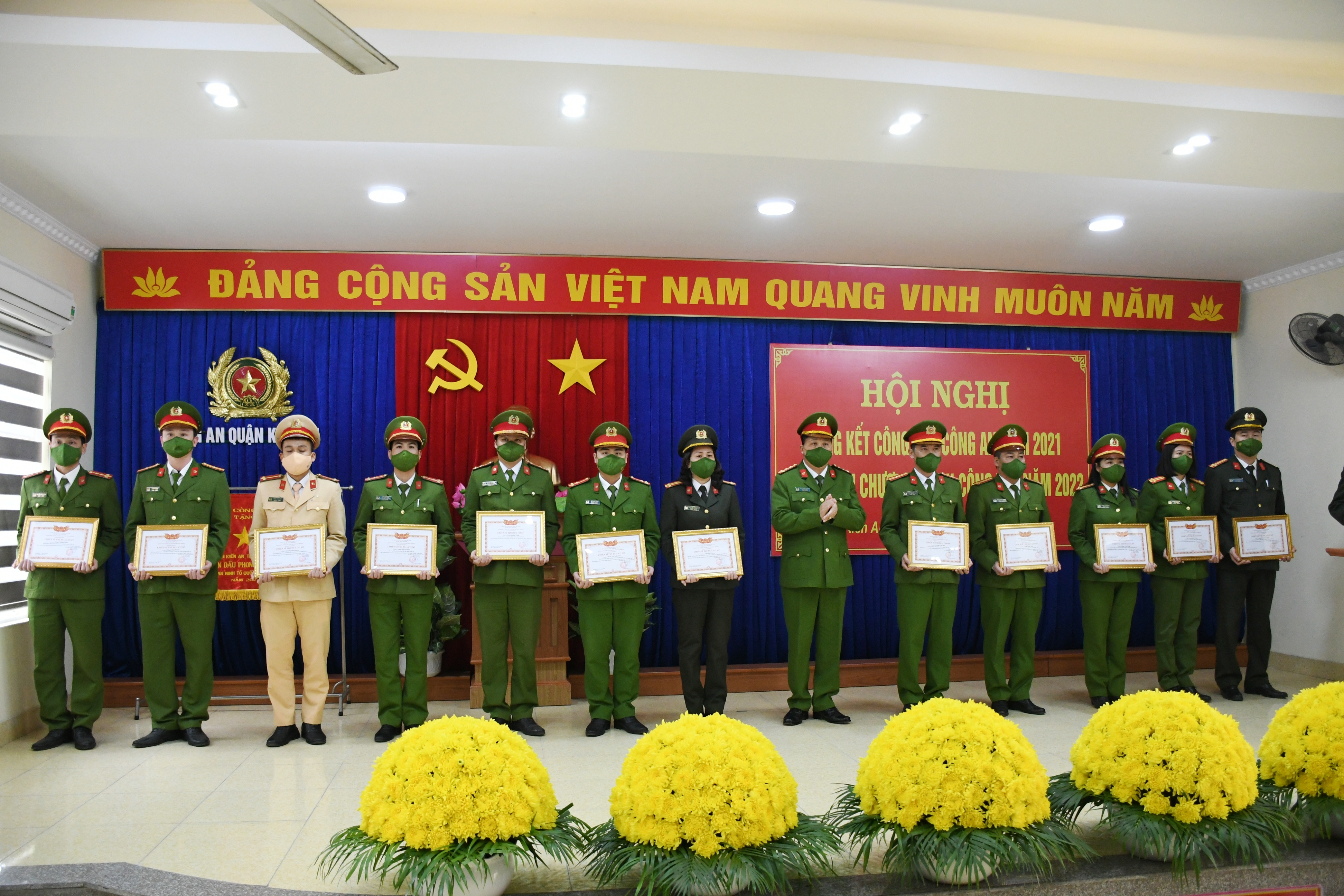 Công an quận Kiến An triển khai chương trình công tác năm 2022